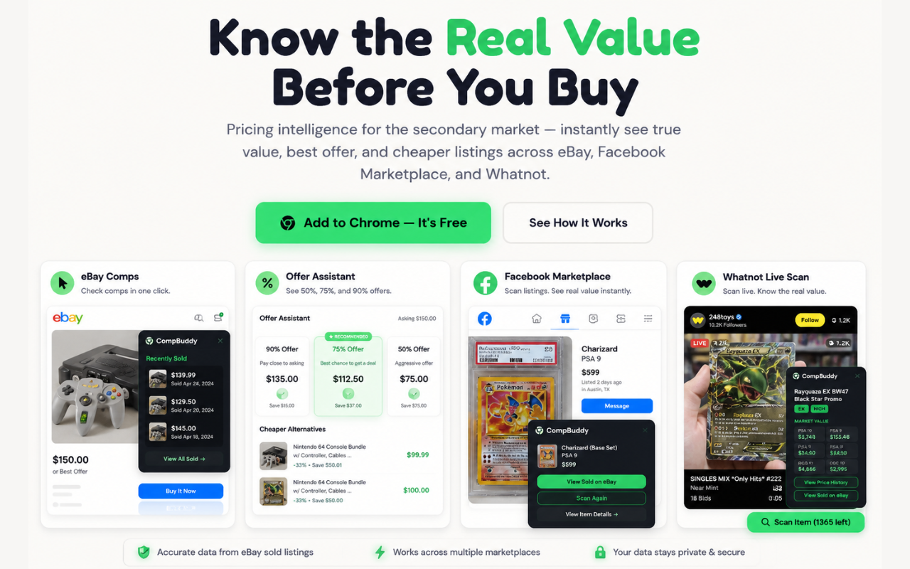 Comp Buddy — Know the Real Value Before You Buy